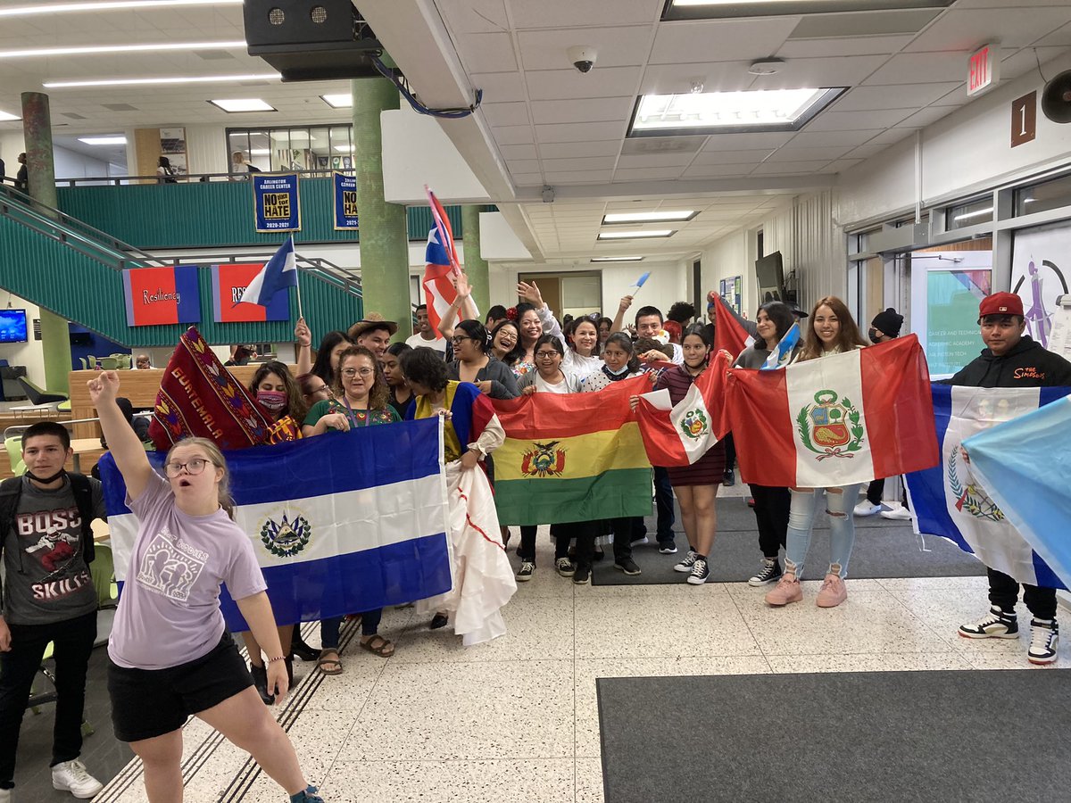 Viva <a href="/APSCareerCenter/">Arlington Career Center</a> Hispanic Heritage Month Parade of Flags! What an awesome celebration and display of pride and joy!! So happy to be #WeAreACC! <a href="/APSVirginia/">Arlington Public Schools</a> <a href="/ACC_EL_Inst/">ACC_EL_Institute</a> <a href="/TheAcademy_ACC/">Academy_ACC</a> <a href="/arlingtontechcc/">Arlington Tech</a> <a href="/PepProgram/">The PEP Program</a> @ACCEquityExcel