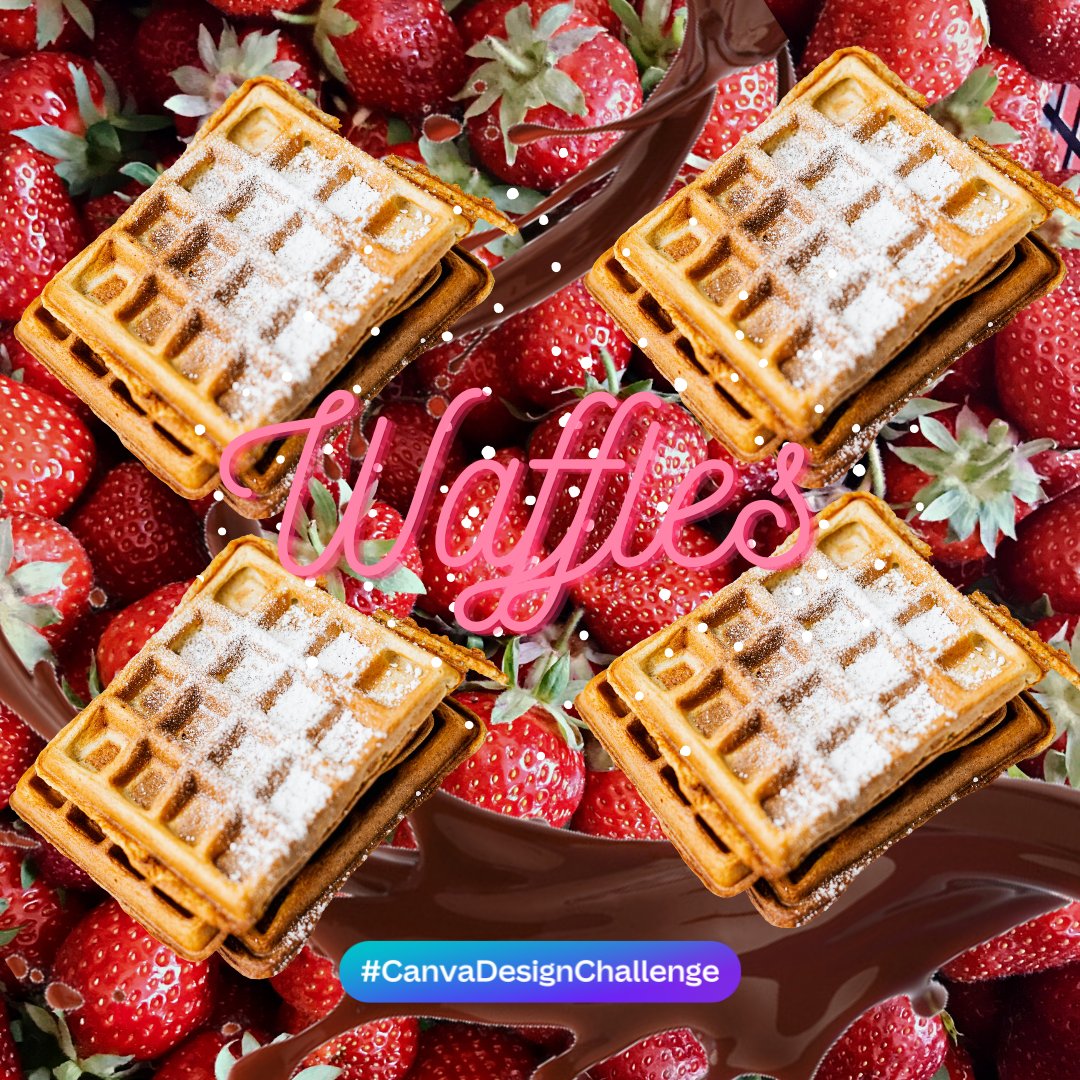 _MissToniMurray's tweet photo. #CanvaDesignChallenge
#Waffles https://t.co/Zgv5u98tAk