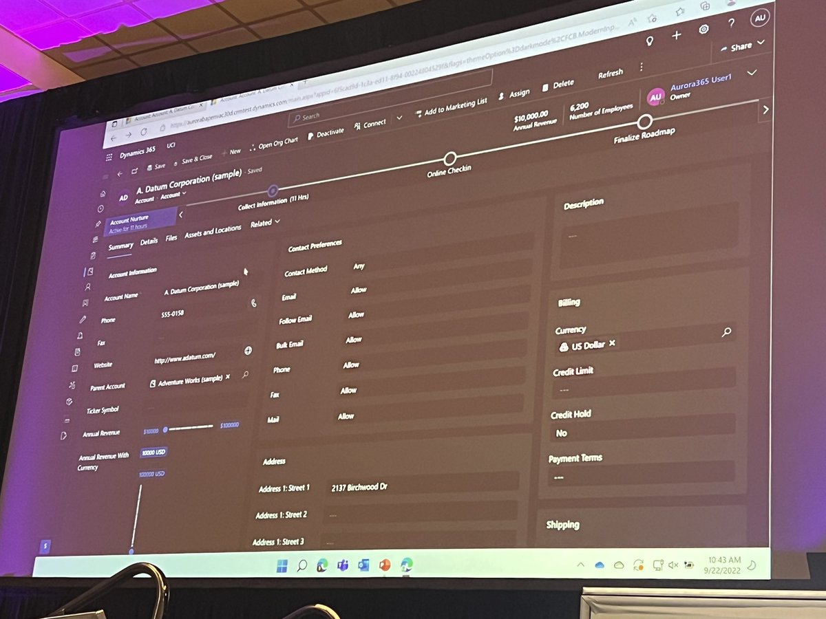 Dark mode coming for model-driven apps! #MPPC22 #PowerApps #PowerPlatform