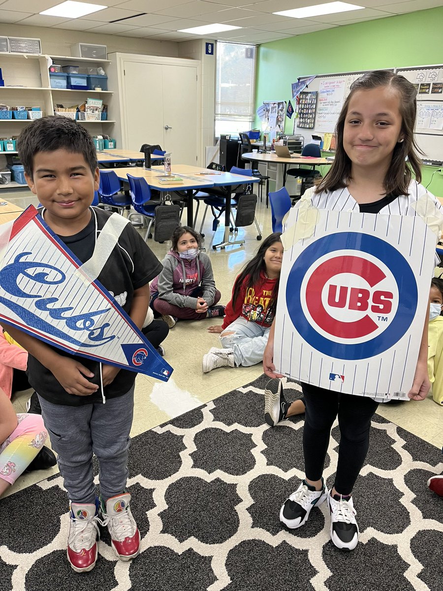Before and after in Mrs. Serrano’s class. #wdsd7 <a href="/Cubs/">Chicago Cubs</a>