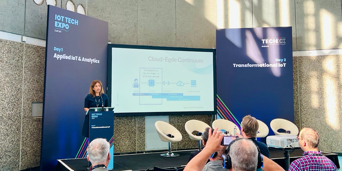 Bluspecsinnova's tweet image. After the success of IoT Tech Expo Europe 2021, we couldn’t wait to return this year; and we weren’t disappointed! Our CEO @tanya_suarez chaired the Day 2 Track on #TransformationalIoT covering discussions from #CommercialIoT to #DigitalTwins all the way to #Space and #6G.