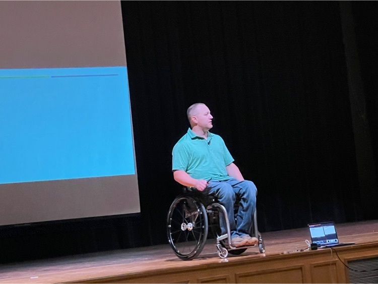 Thank you <a href="/TysonDever/">Tyson Dever</a> for coming and sharing your story with our kiddos. Expectations and believing in yourself! #ALLIN #BuildTheDream