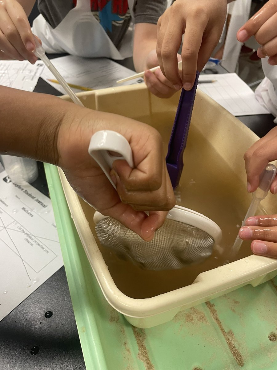 4th grade scientists at work!! Love the noise that comes from the excitement of learning!