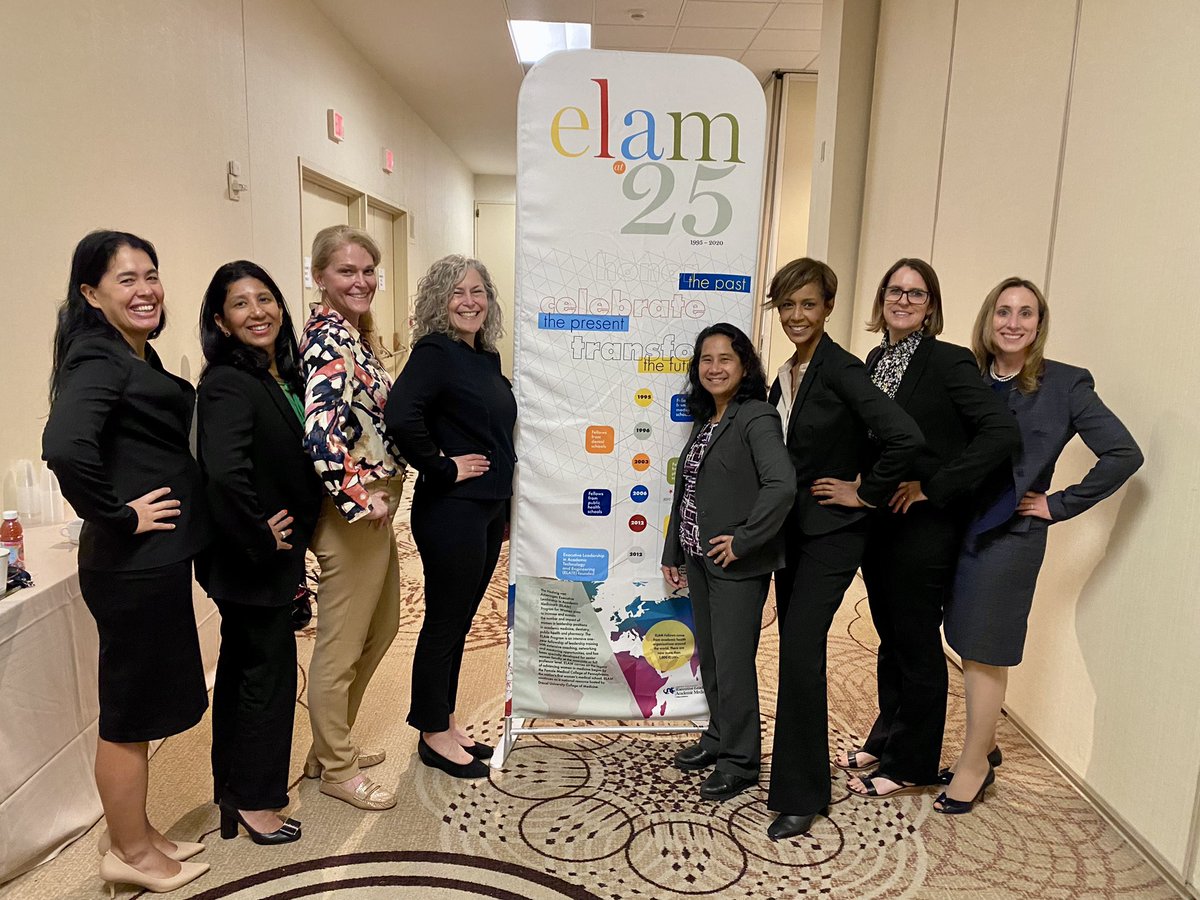 Our @ELAMProgram APSOM#7 Team after presenting our mock academic healthcare system wide budget reduction and strategic investments plan. Thank you Dr Delaney & @NancyDSpector for an OUTSTANDING opportunity & exercise. #WomenInMedicine #StrongerTogether #medtwitter @ERebelloMD