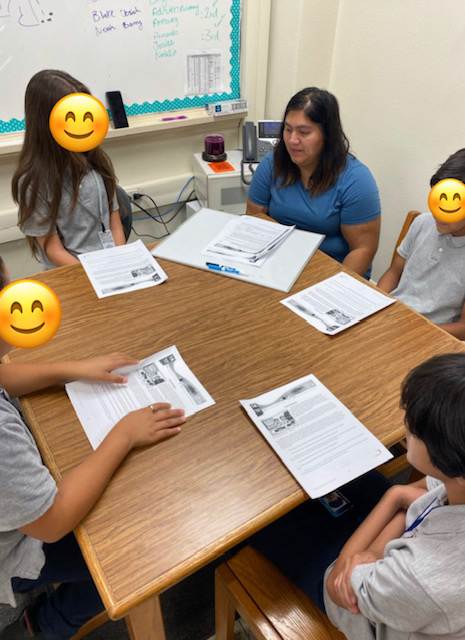 ECISD_secELAR's tweet photo. Pulling small groups can make HUGE impacts on filling those learning gaps! Thank you, Mrs. Rangel for pulling your students to the table for small group instruction! π #ECISDRocks #TeamECISDELAR @drliliananez @JaimeMi50367314 @BowieMSOdessa @RussellAmy_87 https://t.co/ZTcdsBsFES