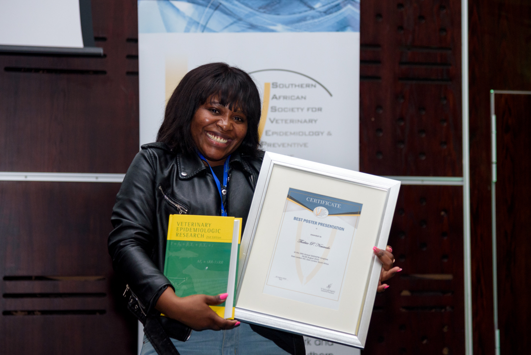 sasvepm's tweet photo. SASVEPM awards include amongst others best oral presenters, abstracts, animal health technician and prof Gavin Thompson award https://t.co/UqWLDB6YMY