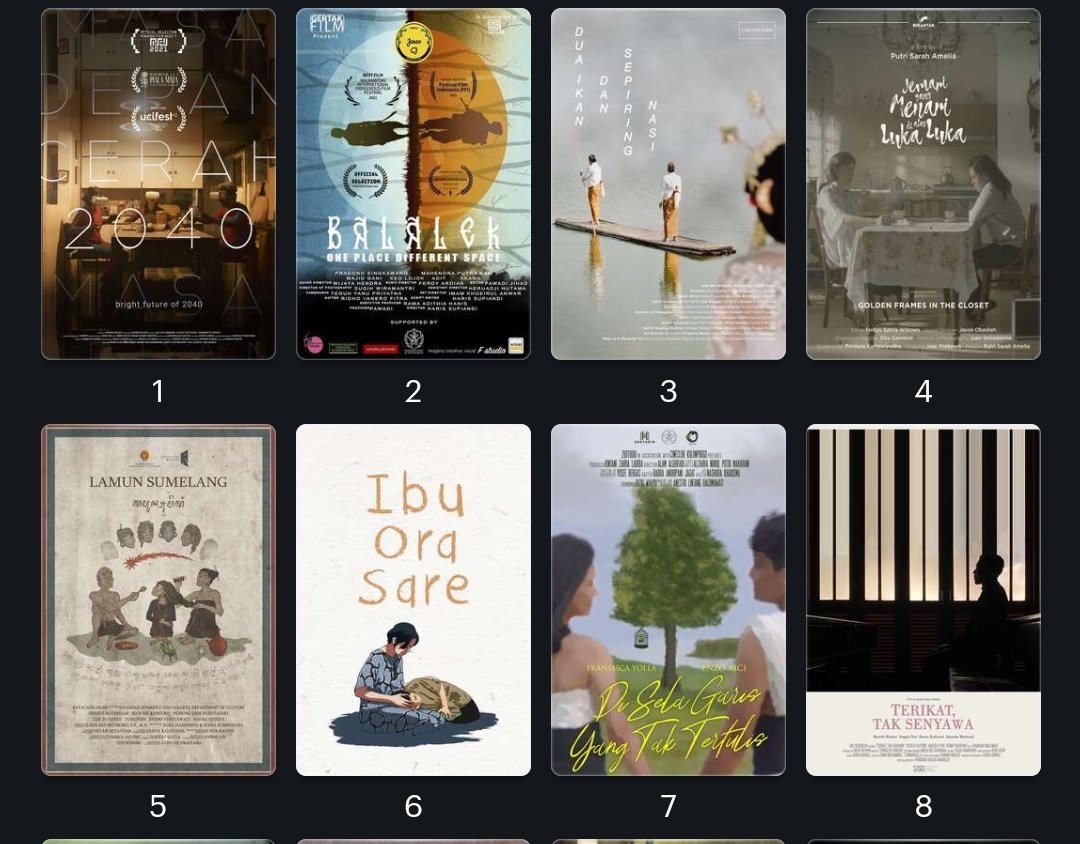 cinemuach's tweet photo. Festivalnya sampe tgl 25 Sept, ya.

Film-filmnya udah di-compile sama mba @iusttti di Letterboxd beliau (thank you, mba Ius!!!).

Kalo nanya ke aku mana aja yang bagus, jawabanku semuanya bagus. Kuratornya mantap sekali! 👏🏼👏🏼👏🏼

Langsung ke Vidio aja, search "uiff2022". https://t.co/8REXsxBdFM