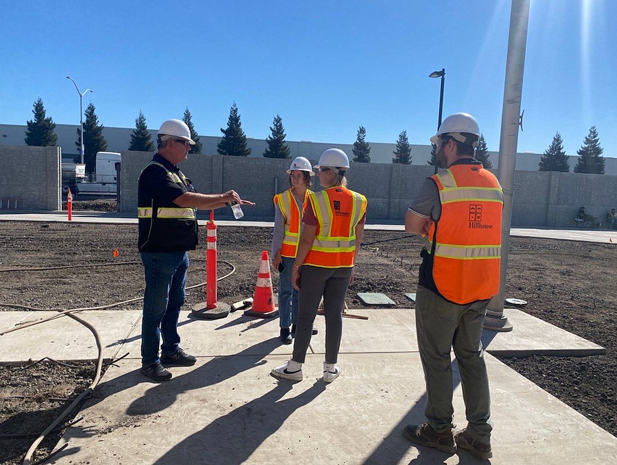 HillhouseConst's tweet photo. Our VP of Construction, Ken Birdsall, walked the PG&amp;E jobsite recently with our new hires to introduce all the site-particularities. The team had the opportunity to clarify the overall scope, better understand the processes and expand their knowledge. Check it out! https://t.co/ZR1rJxkfnn