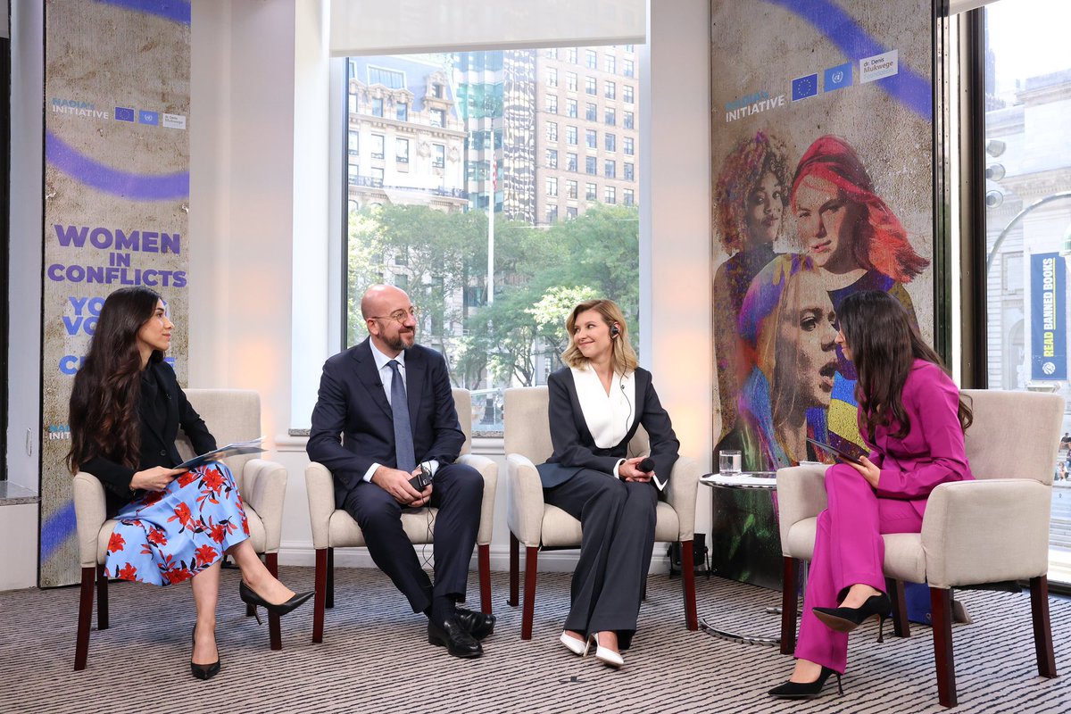 NadiaMuradBasee's tweet photo. All civilians are not treated equally in conflict. Women are subjected to sexual violence, yet this is not counted as a casualty. Yesterday, at the @EUCouncil, we discussed strengthened commitments and action for preventing and responding to sexual violence in conflict. https://t.co/4wU8Mitc2C