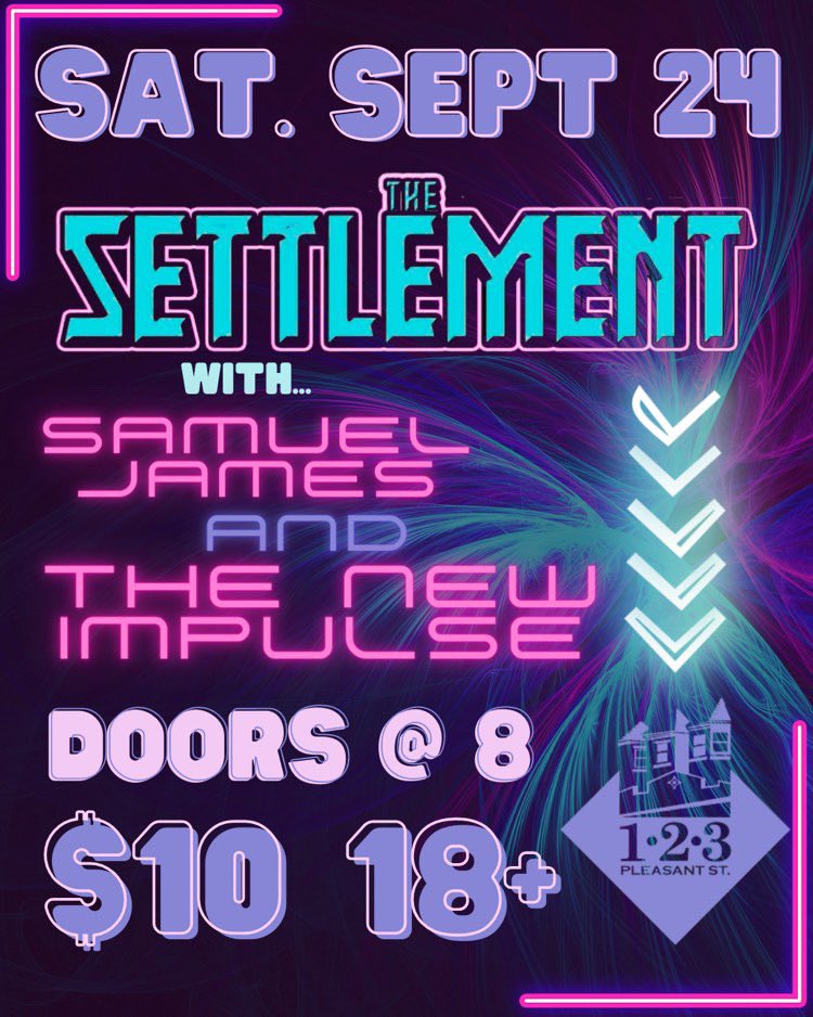 thesettlementwv's tweet image. MORGANTOWN! 🚀

9.24 • @123pleasant 

Doors at 8 | $10 | 18+