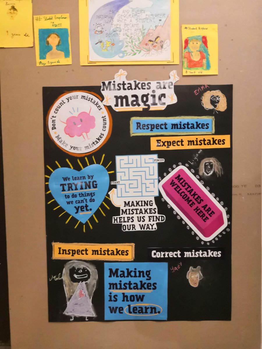LSKlearning's tweet image. Even though it's for the #MathFam project; my students &amp;amp; I were invited to join in and share our #MistakesAreMagic poster. Thank you @zearned for this exciting and engaging activity. They LOVED it!
#EducatorExplorers try out the Magic of Mistakes
👉about.zearn.org/get-your-suppl…