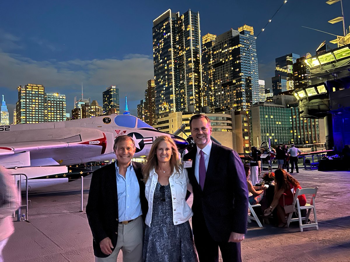 With co-host David Miller of <a href="/cityguidenyc/">City Guide NYC</a> as we celebrated the tourism industry at #IntrepidMuseum, and Fred Dixon Pres/CEO, NYC &amp; Co. @nycgo_press