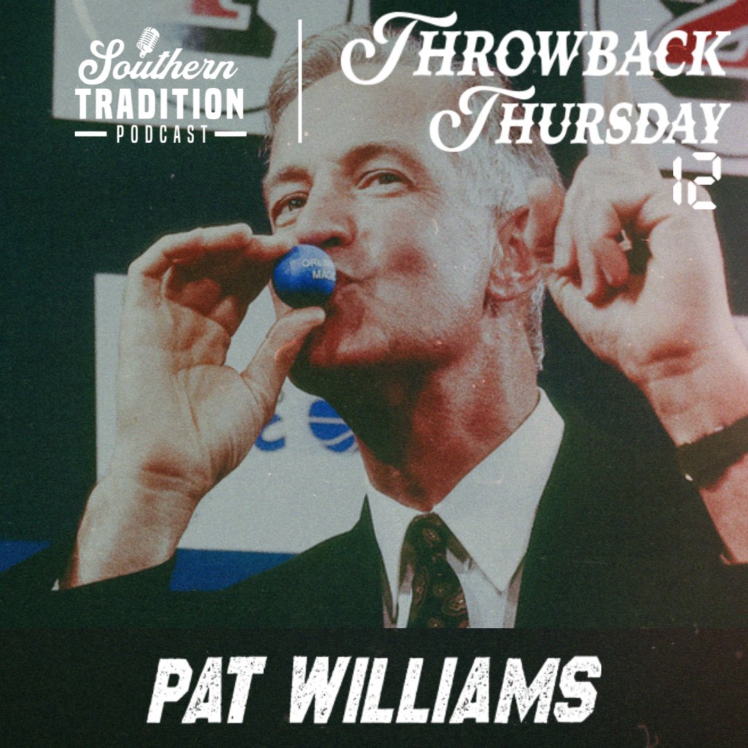 #ThrowbackThursday to Ep. 12 with Orlando Magic Co-Founder and former General Manager Pat Williams!