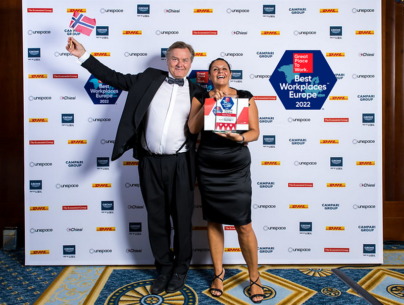 SopraSteria's tweet photo. Great Place to Work has ranked Sopra Steria 8th on the Best Workplaces in Europe list for our caring &amp; inspiring culture. 
This award makes us even more determined &amp; committed to keeping up the progress and keeping our employees at the heart of all our initiatives! #GPTWcertified https://t.co/C0xxiTPaP7