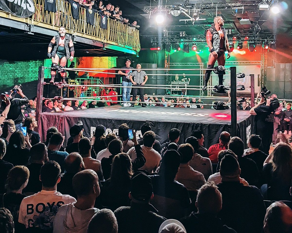 DomTheGooner1's tweet photo. It was great seeing The Team @BonesawAl @CorvinNI back in a @ThisIs_Progress & certainly looking forward to seeing them back soon 🙏🏼
#BigStrongDa #TrustTheProcess #KOTN #TheTeam #HandshakesAndCheeseburgers #Chapter141 #ProgressWrestling #GCW https://t.co/JRnZOaVG0k