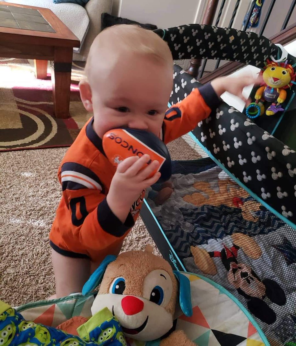 KCar0726's tweet photo. #ThrowbackThursday Spencer's #HouseDivided edition!
😍❤🏈💛 #49ers #49erFaithful #NinerEmpire #FTTB
💙🏈🧡 #BroncosCountry #ColoradoBorn #BroncosFootball https://t.co/qPhHmQ9XsP