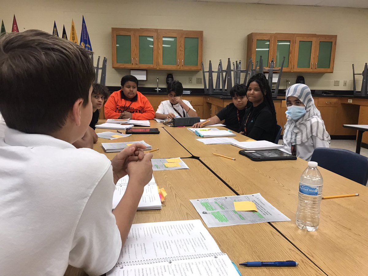 These <a href="/ColemanUSD259/">Coleman Environmental Magnet Middle School</a> 6th graders crushed their #SocraticSeminar in #MS101 today! They all are ready to use inquiry to step up their learning in all classes! <a href="/WPSAVID/">WPS AVID</a> #WPSProud