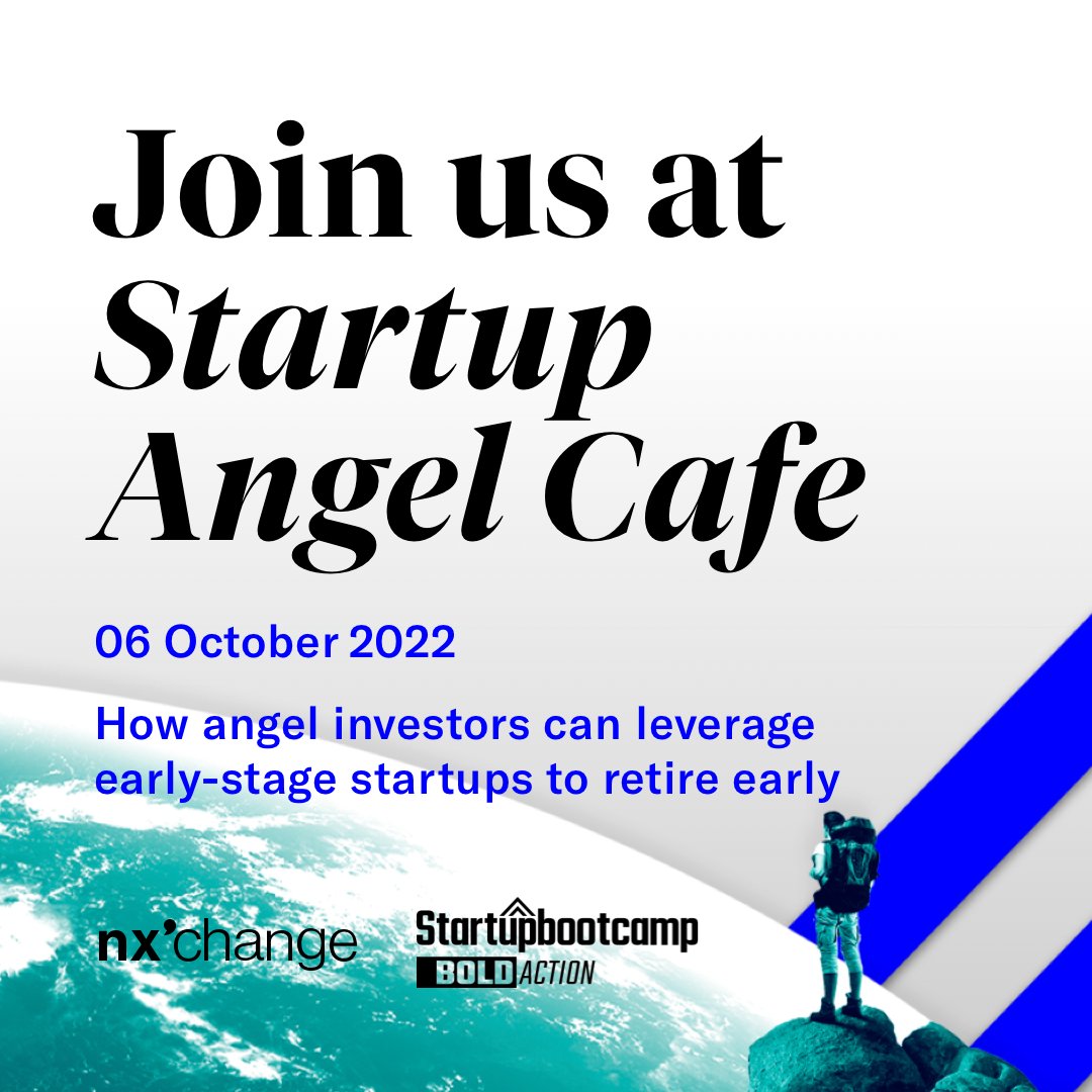NxchangeFintech's tweet photo. We invite you to “Startup Angel Cafe”, organised in collaboration with Startupbootcamp. 

Click on the link for more information:
https://t.co/WLAo9qy8f4 https://t.co/hu5U3iiuyn