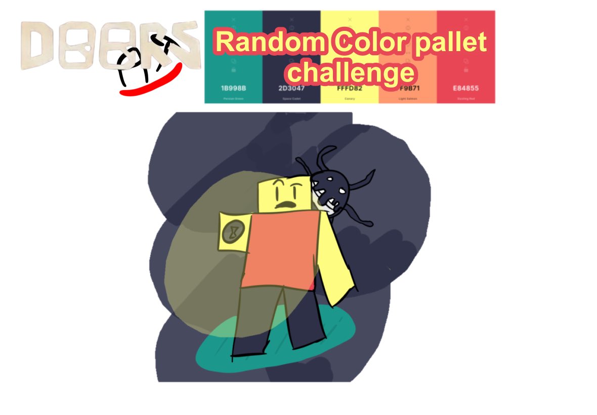 NeonDominus_'s tweet photo. I was bored so I decided to use a random color pallet generator and draw some doors fanart
#Roblox #RobloxArt #doorsroblox #doorsfanart https://t.co/5qIMU38MQA