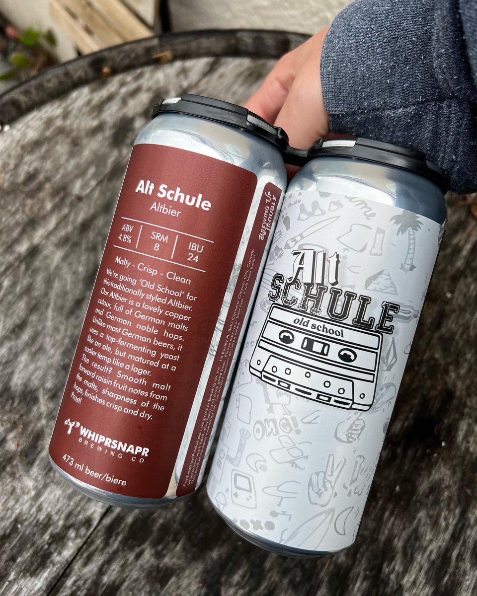 whiprsnaprbrew's tweet photo. 🍺Double new release day!🍺
Harvest and Alt Schule.
Harvest 2022 Fresh Hop Rye Pale Ale. 4.5% 25 IBU
Alt Schule Altbier. 4.8% 24 IBU
#craftmalt #wethopbeer
#613beer #ottawacraftbeer #ontariocraftbeer #ottawabeer #craftbeercanada #canart #smallbatchbeer #nanobrewery https://t.co/xYxYQnn0se