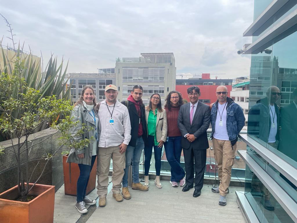 Nos encontramos reunidos con <a href="/onucolombia/">ONU Colombia 🇺🇳</a> y <a href="/Alcaldia_Soacha/">Alcaldía de Soacha</a>, definiendo la rutas para la ejecución de los TOAR que se realizarán para el municipio y fundamentales para seguir en nuestro compromiso y cumplimiento al acuerdo de paz. 🕊️🌹