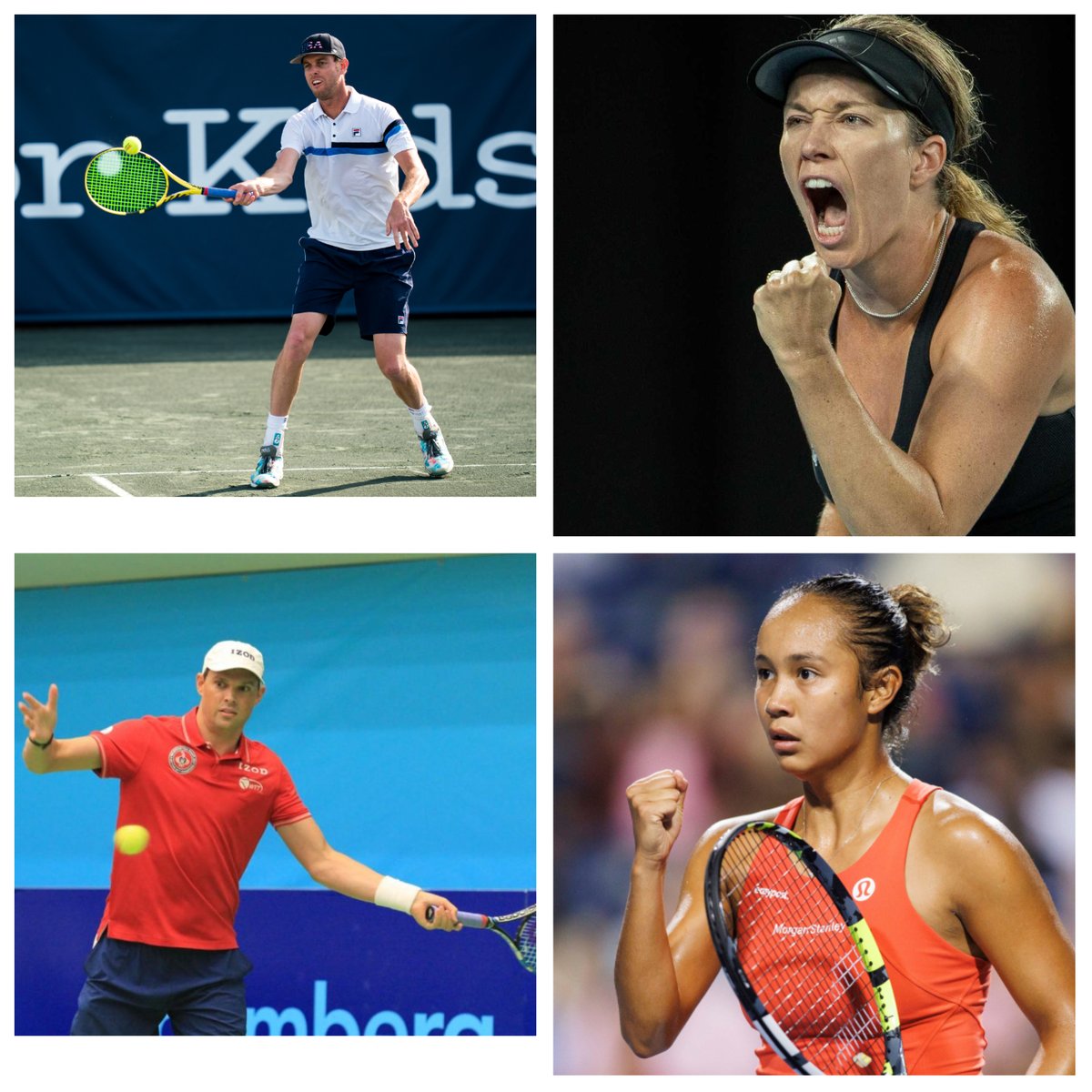 Sam Querrey, Bob Bryan,  Danielle Collins and Leylah Fernandez to compete this Saturday at our event at The Greenbrier. Read more here greenbrier.com/Holidays-Event…
