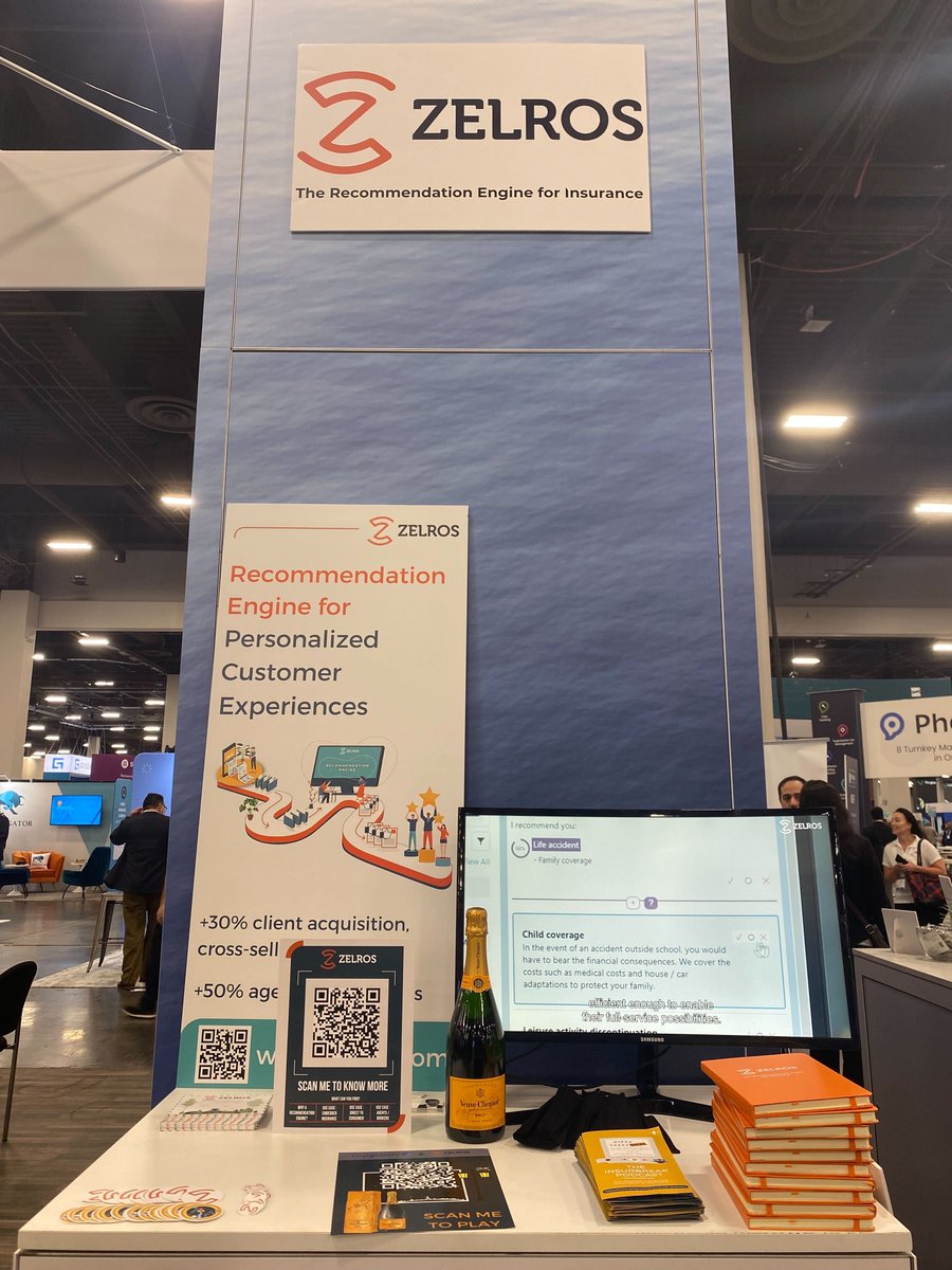 zelros's tweet photo. Today is the last day of ITC vegas.
Connect with #zelros at ITC Vegas 2022! Stop by BOOTH #3253 to see us and chat about our Recommendation Engine solution.
#insurtechconnect #insurtech #itcvegas #itc2022 #zelros #recommendationengine https://t.co/r6QL039AMt