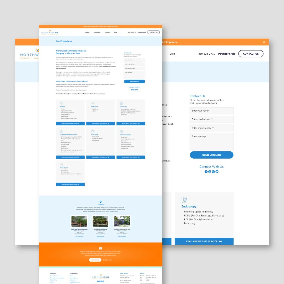 Webfor's tweet photo. We are absolutely loving the color contrast in this website design 😍 #WebDesign #WebsiteDesign #DesignTrends #NewWebsite #LocationPage #CRO #ConversionRateOptimization #UX #UserExperience #design https://t.co/7HyN2EuMXS