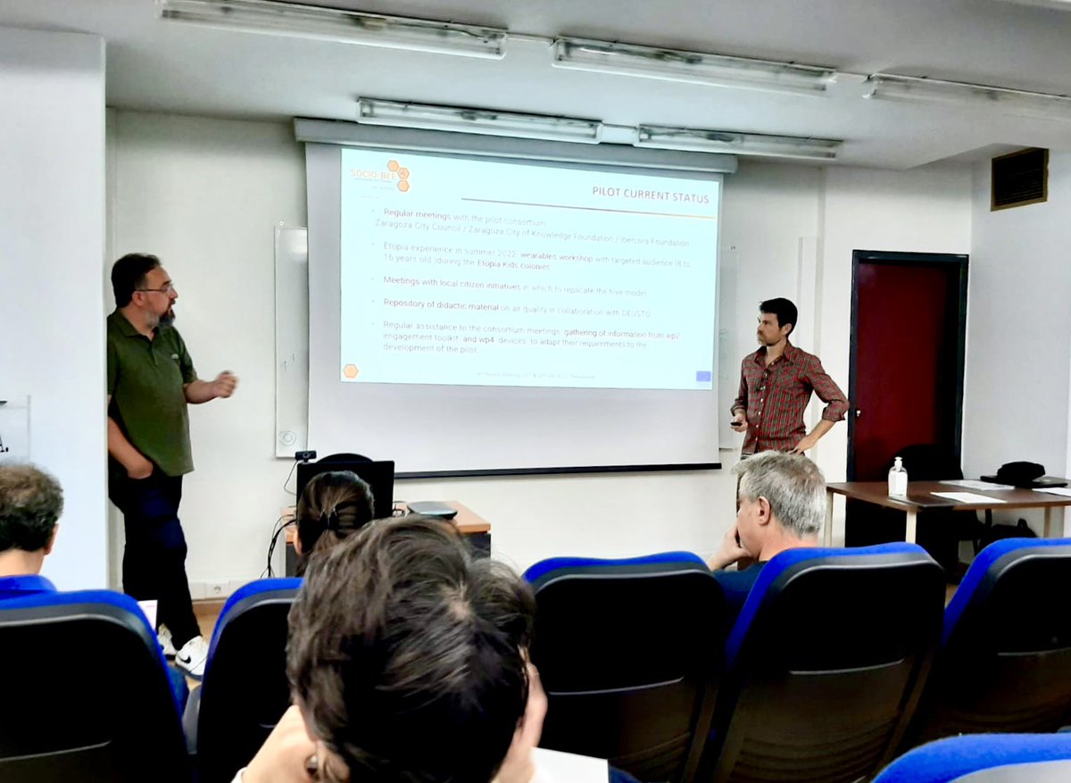 FundacionZCC's tweet photo. Parte del equipo de @FundacionZCC está estos días en #Thessaloniki analizando el progreso de @socio_bee durante el último año y trazando planes para el proyecto de cara a los próximos meses. #Equipo #H2020 #AirQuality #CitizenScienceProject https://t.co/PZzNhsVUTr