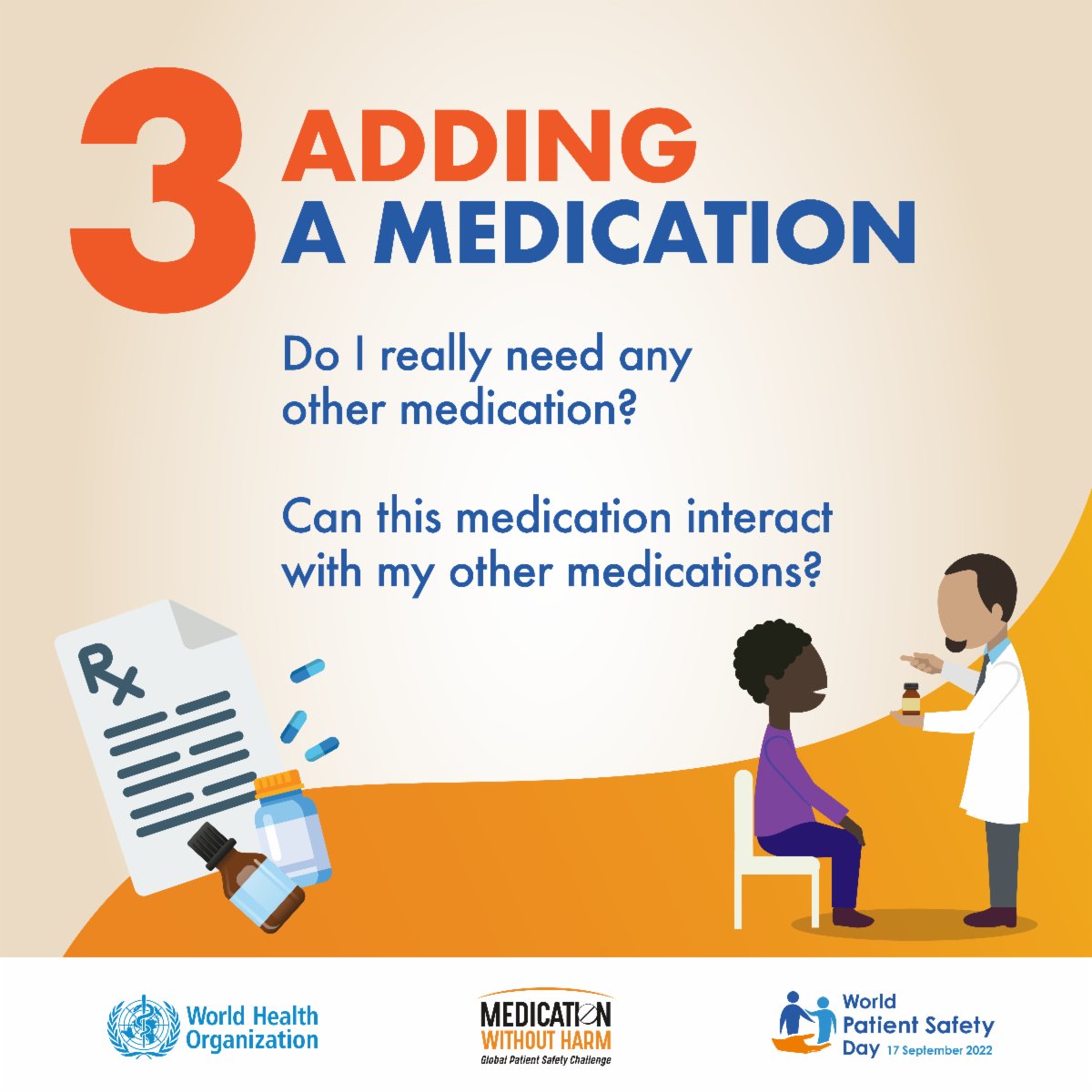 westlondonnhs's tweet photo. ‘Medication Safety’ has been chosen as the theme for World Patient Safety Day 2022. To acknowledge the theme, here are 4 'moments for medicine safety'...

#WorldPatientSafetyDay #MedicineSafety #PatientSafety https://t.co/hnOiVZsC3K