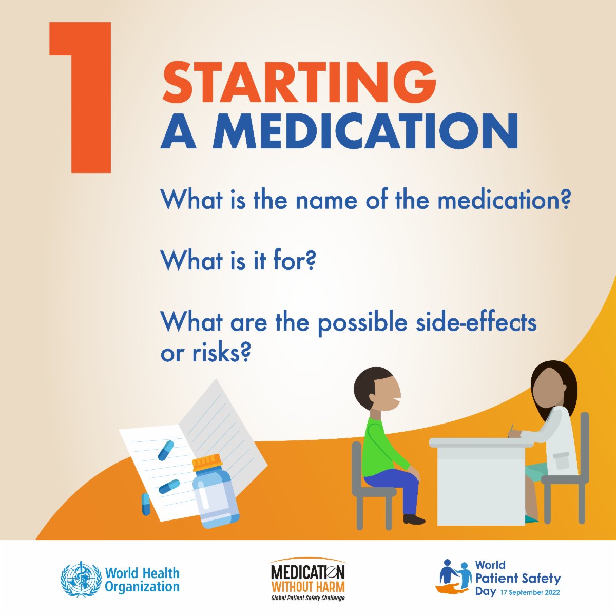 westlondonnhs's tweet photo. ‘Medication Safety’ has been chosen as the theme for World Patient Safety Day 2022. To acknowledge the theme, here are 4 'moments for medicine safety'...

#WorldPatientSafetyDay #MedicineSafety #PatientSafety https://t.co/hnOiVZsC3K