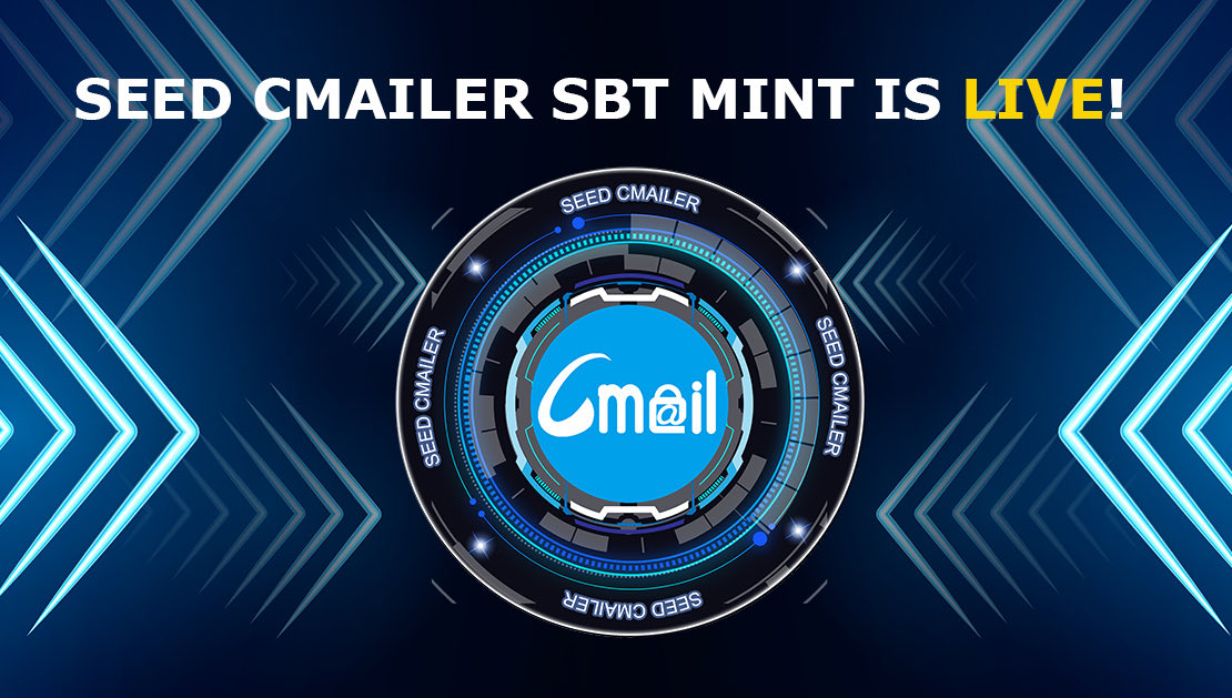 CmailNetwork's tweet photo. 🗣️Breaking News!!
⏰Seed cmailer SBT free-mint time at 16:00 UTC, 22 September!!
WL holders please visit https://t.co/MAgeSWbjqz to free mint!! First come, first served🔥
#Cmail #NFT #SBT #POLYGON #WL https://t.co/axZjBVdvLC