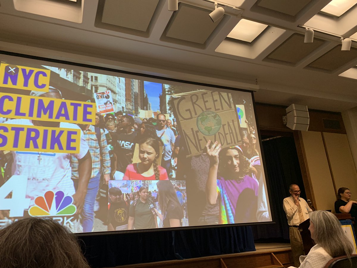 TursiCristie's tweet photo. Shout out to LBHS Dr. Robyn Tornabene who presented as a panelist at the  Hofstra Univ Presidential Symposium on Sustainability this morning! A  celebration of our K12 work on Climate Change Education in our public schools! @Jostroff2 @jengallagherlb @LBSchoolsNY @JMyersLBHS 🌱🌎 https://t.co/A9lEIxcrZe