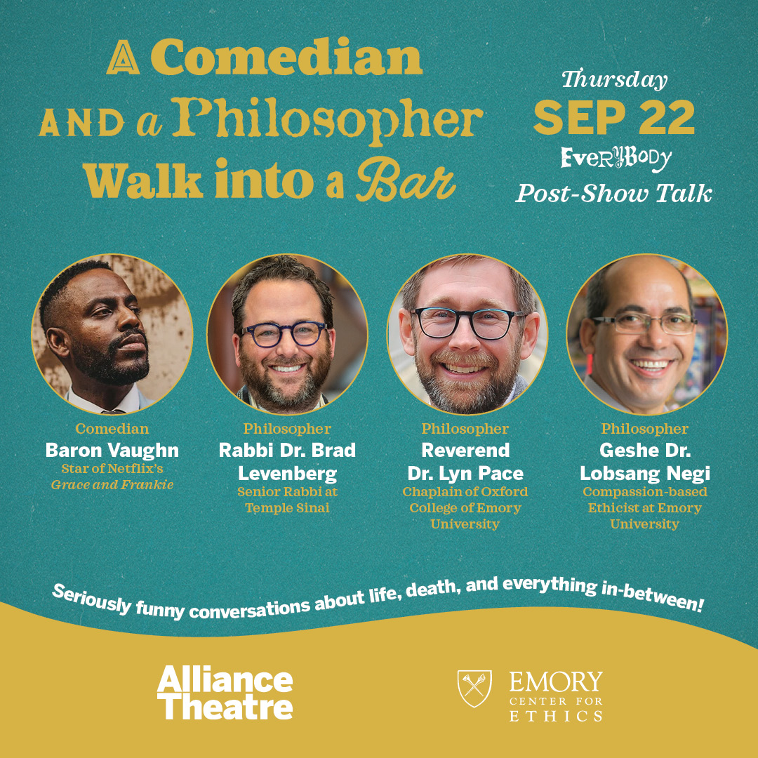alliancetheatre's tweet photo. Join us tonight  for some seriously funny conversation featuring a panel of life (and death) experts. This post show series is free with a ticket purchase to EVERYBODY.   
-
Visit https://t.co/XBx0Sq6cDO for event information. #DeathSaysHello #EverybodyPlay 💀 https://t.co/QsHpU7Yphz