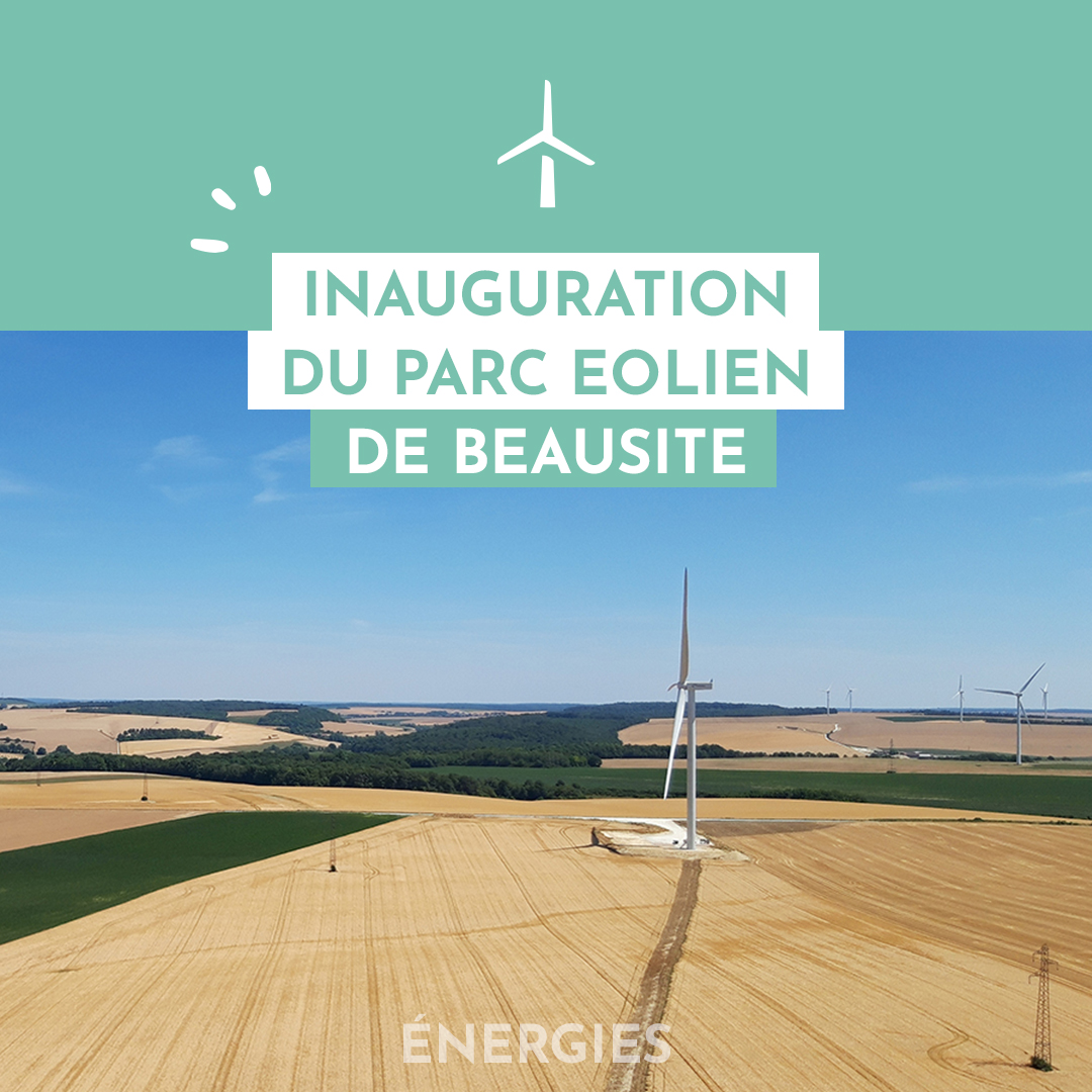 CNR_Officiel's tweet photo. CNR et @energieTEAM_fr ont inauguré le #ParcEolien de #Beausite (Meuse). Mis en service en juillet 2019, il est composé de 5 #éoliennes qui ont produit 45 millions de KWh en 2021, l'équivalent de la consommation annuelle en électricité de 20 000 habitants. https://t.co/Kq7RIRvmO5 https://t.co/nDmx43DiK9