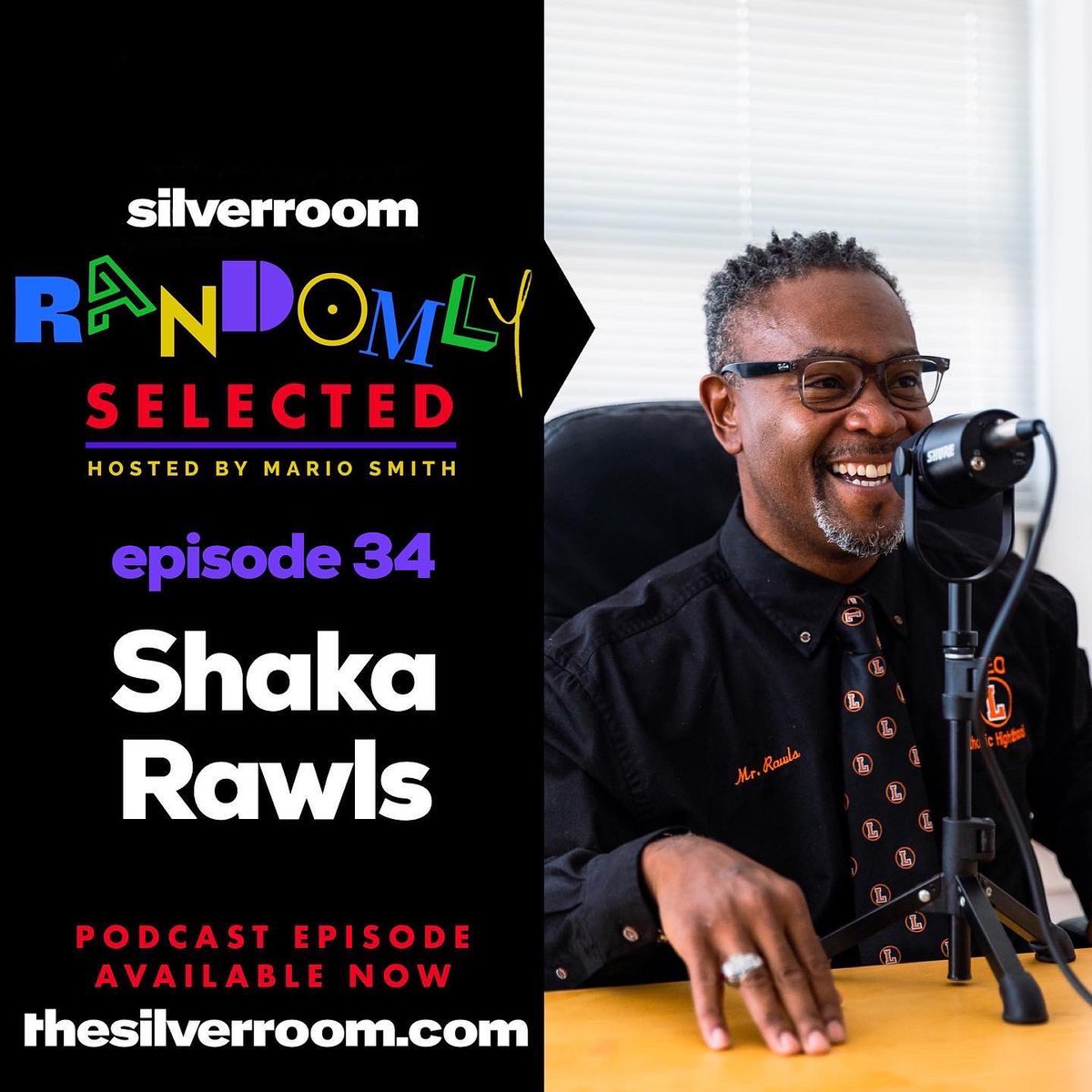 PodcastSelected's tweet photo. Have you heard our latest episode with @LeoHighChicagoโs Shaka Rawls!?
His work and leadership goes such a long way, and itโs been a journey. Learn more & tune in wherever you get your podcasts! ๐ป #Chicago #RandomlySelected https://t.co/pGIpdSBjDo