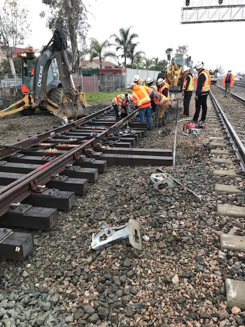 TransdevNA's tweet photo. It's #RailSafetyWeek! #SafetyFirst is the foundation of our streetcar operations + #maintenanceofway track work. It’s at the heart of everything we do. Operating safely + maintaining #safe tracks is part of our #Transdev Purpose to deliver #safe + reliable solutions. #RailSafety https://t.co/cbDTdJT5jV