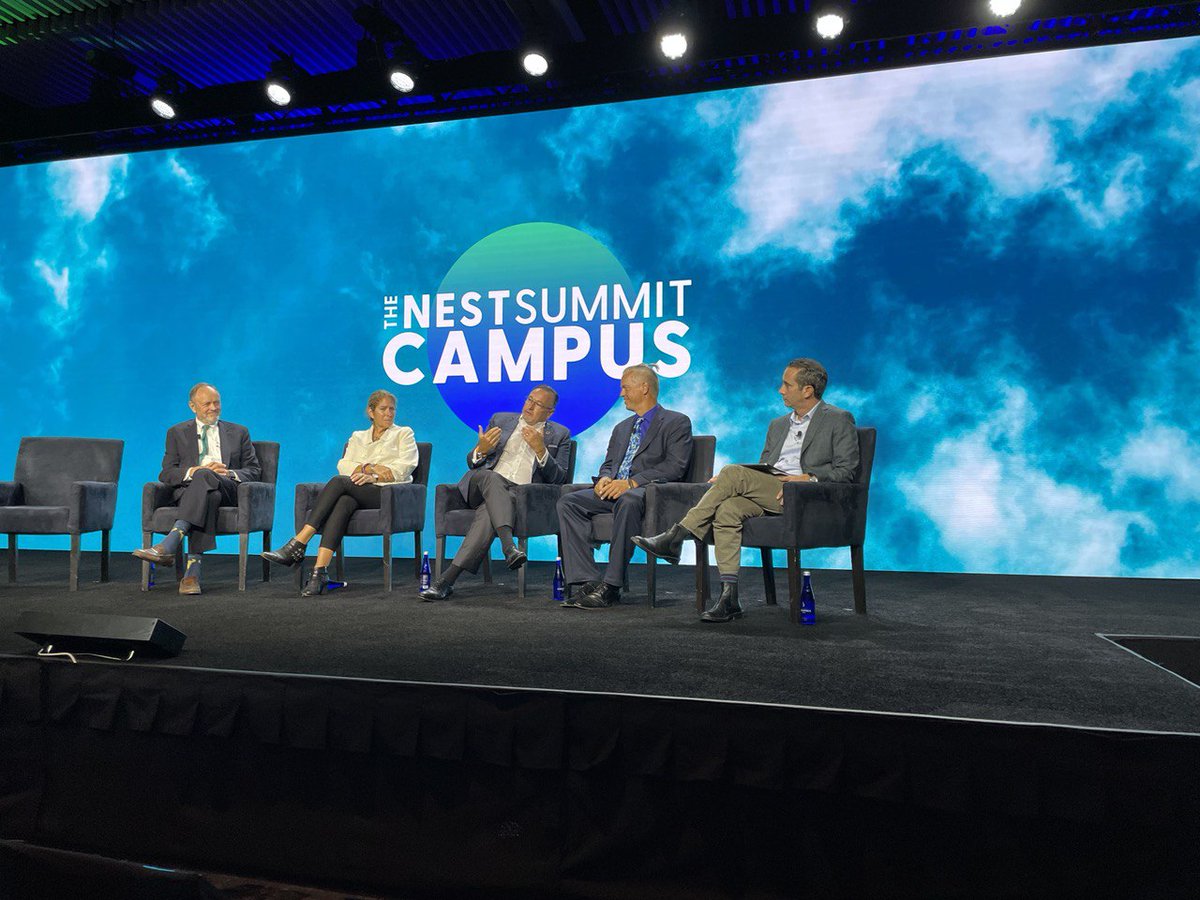 contextlabsbv's tweet photo. We are live on stage at the Nest Summit Campus for a panel on the state of today’s #carboncapture and #sequestration (#CCS) capabilities during #ClimateWeek. #CCS is vital for #decarbonization. #CommitToClimate https://t.co/PIU7TAefY4