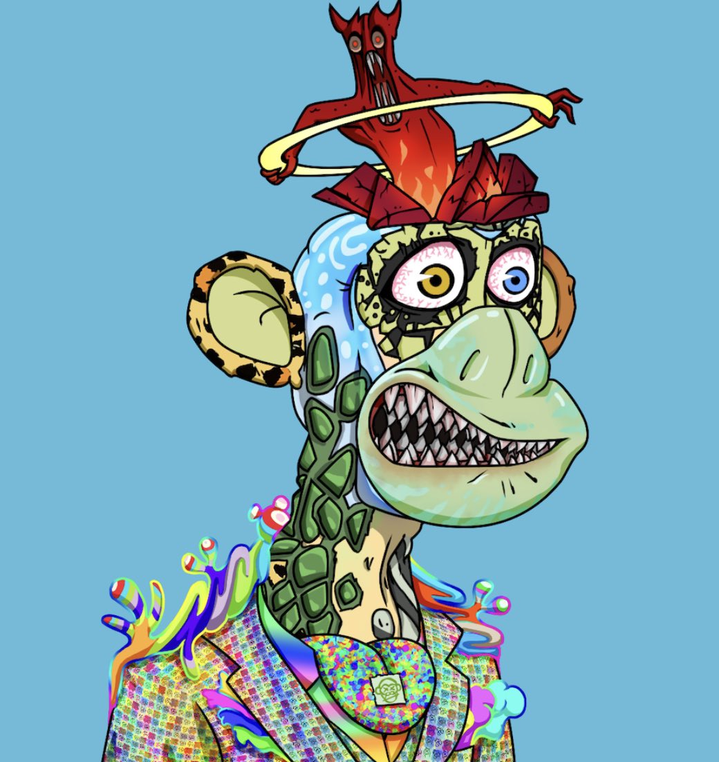 just1nvest's tweet photo. Which mutant ape do you like better? Left or Right? https://t.co/rNi4MPl6FS