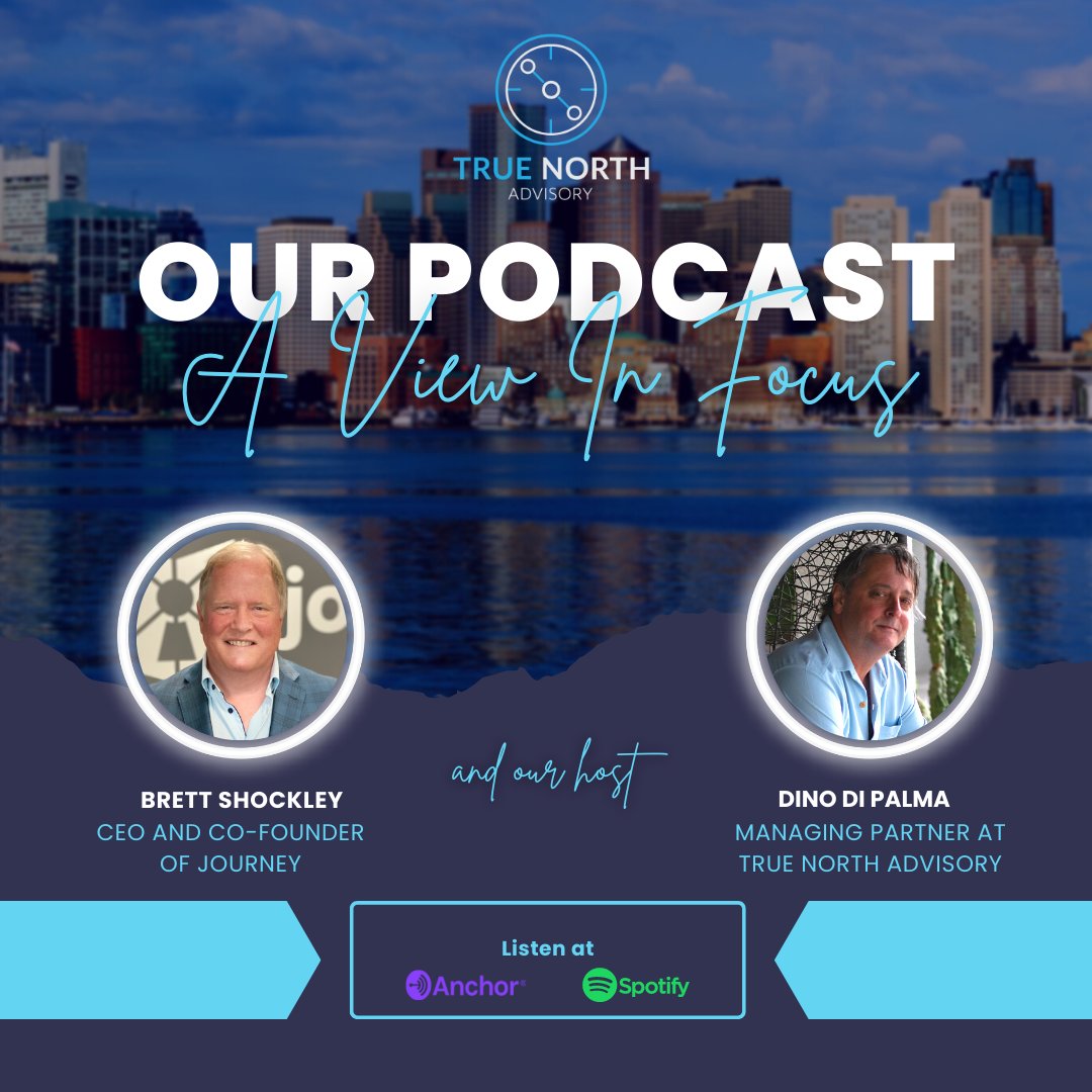 tn_advisory's tweet photo. Listen to our podcast episode for this week featuring Brett Shockley, CEO, and Co-Founder of Journey, hosted by Dino Di Palma, Managing Partner at True North Advisory.

Listen here: https://t.co/Olixcfzzw3

#truenorthadvisory #podcast #business  #leadership https://t.co/ocU4hyF0Ab