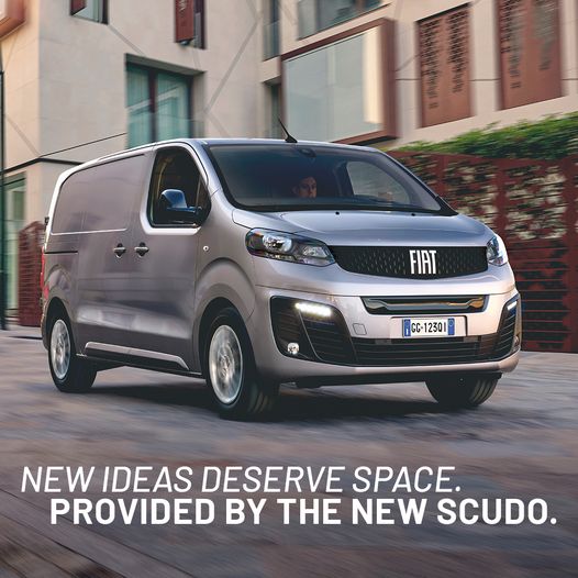 The space of a van, the feel of a car. Relax, think and be inspired in the super-comfortable new Scudo.

The space and deliverability of the perfect van 

#HTCVanCentre #Fiat #FiatScudo #FiatPro #FiatProfessional