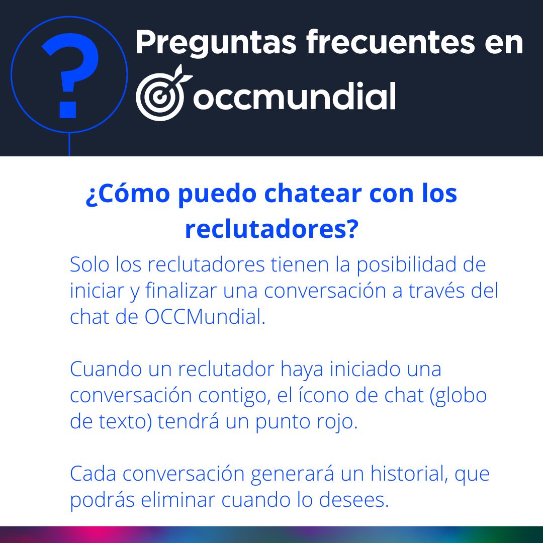 occ_oficial's tweet photo. PREGUNTA FRECUENTE OCCMUNDIAL 🆗
¿Tienes más dudas?
Escríbenos en los comentarios 😉👇
#FelizJueves #BolsaDeTrabajo #ComoFunciona https://t.co/hIXZPONKZj