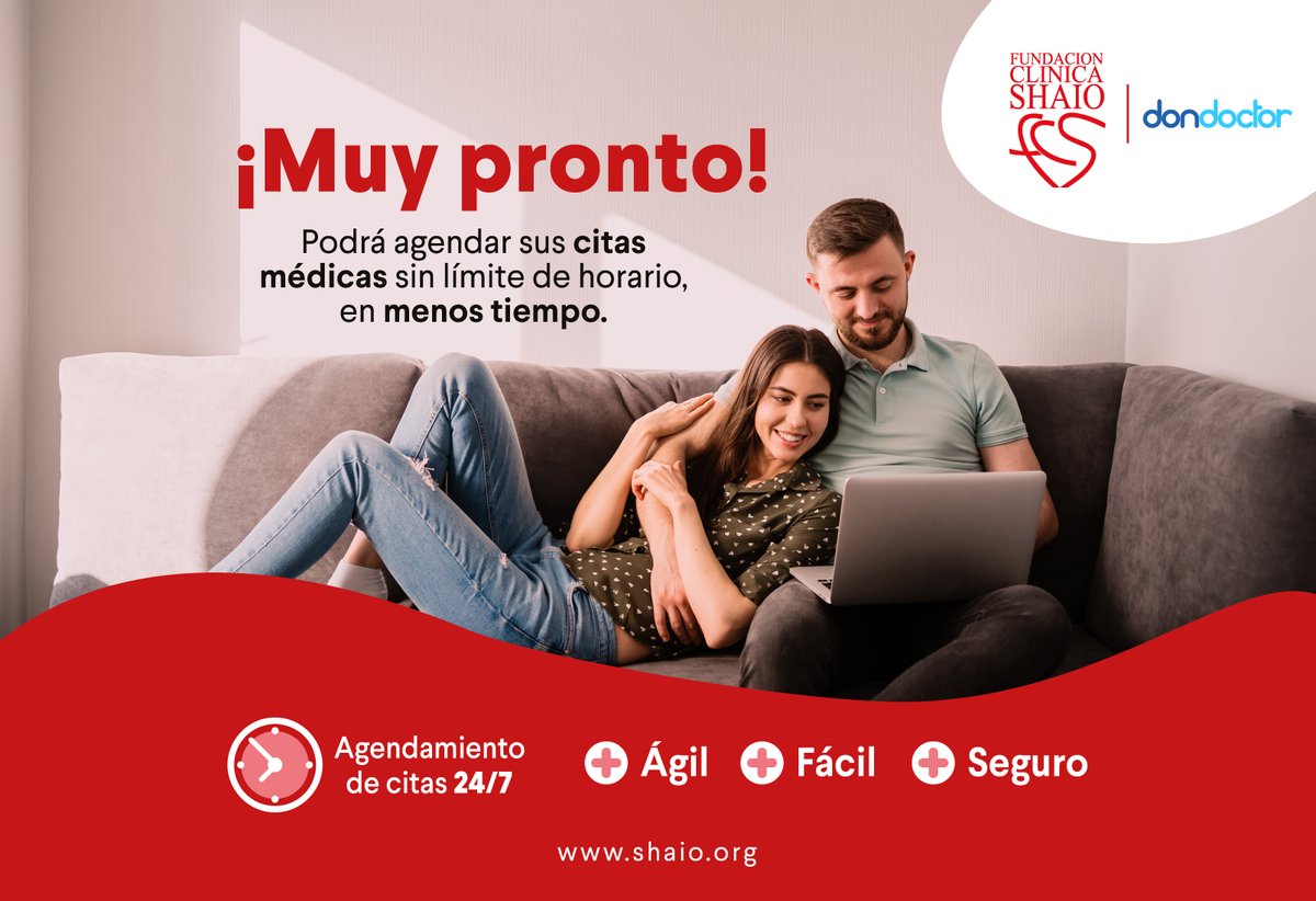 ClinicaShaio's tweet photo. 👀 #Proximamente en la #ClínicaShaio, llegará una nueva herramienta ⚙️ que ayudará a nuestros pacientes a optimizar sus tiempos de agendamiento de citas médicas. 👉📅  ‼️ Espéralo pronto en https://t.co/o7Ak6butoY‼️ 

#SiEsShaioEsExcelencia  #citasmedicas #dondoctor #agendamiento https://t.co/v9BO5JFFv9