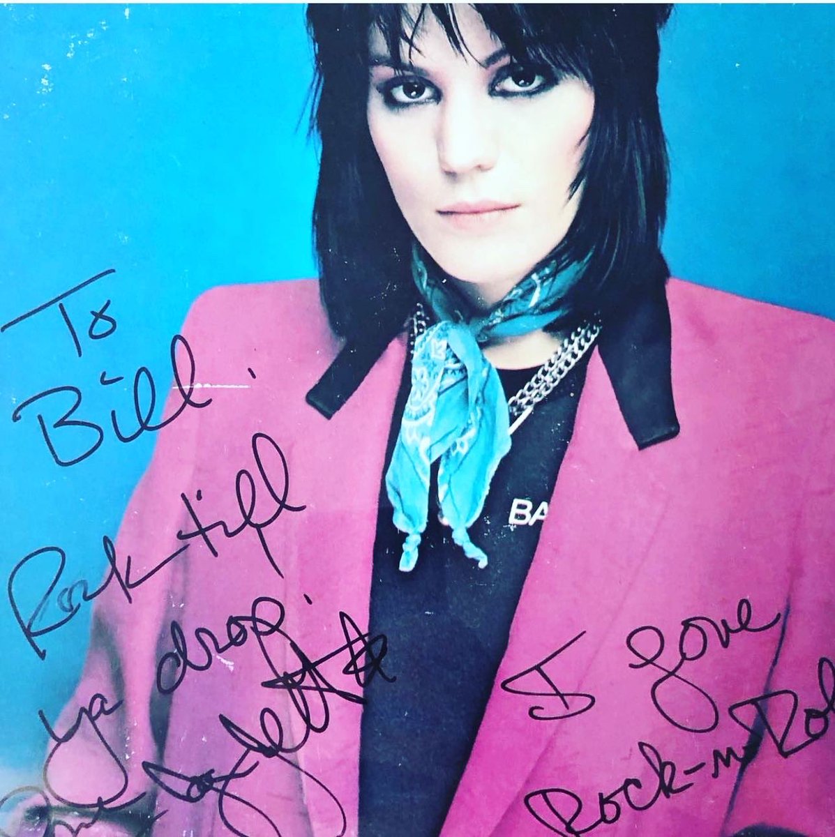 Happiest of birthdays to rock and roll icon <a href="/joanjett/">Joan Jett & the Blackhearts</a> This pic was taken in 2009 at OC fair showing Joan the prototype Ladies of the 80’s Barbie doll. A dream project and concert I will never forget. Rock on Joan! 🎶 🎸🎶 #joanjett #joanjettandtheblackhearts #barbie