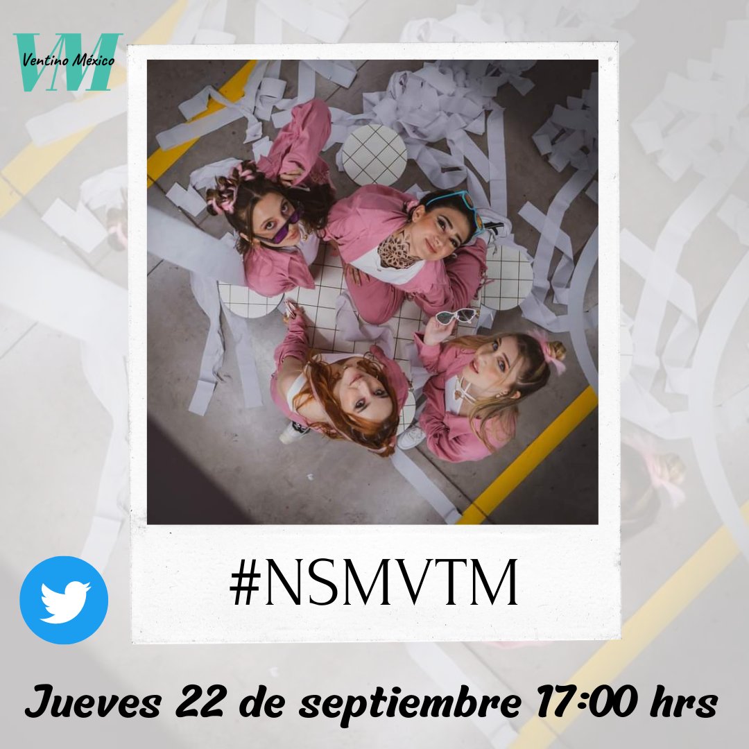 MexicoVentino's tweet photo. #Ventiners Nos vemos hoy a las 17:00 hrs (hora México 🇲🇽) para hacer tt con el #NSMVTM 🔥
No falten 🗣 https://t.co/8ym3FuvQKq