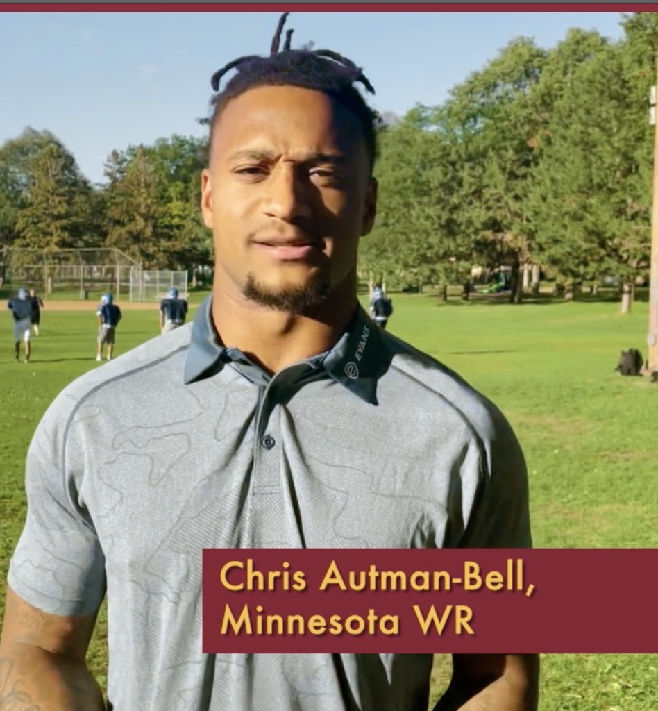 Evans wishes partner @chrisautmanbell a speedy recovery. Minnesota will miss you this season, but it's just a temporary setback, and we know you'll come back stronger than ever, CAB! #KeepMovingForward #Perseverance #Minnesota #Gophers #CFB
