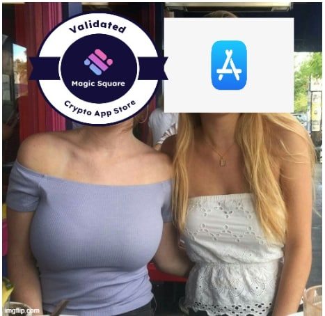danaibtc's tweet photo. Apparent differences #FirstCryptoAppstore  #MagicStore #Web3Store #MagicSquareMemeContest https://t.co/vWNKAjWG46