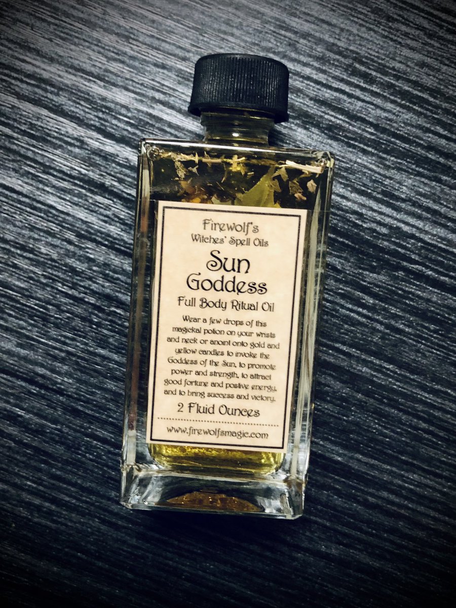 KyleBLeite's tweet photo. Check out our Sun Goddess Magick Oils! @ https://t.co/djpzoaY5UV #eBay via @eBay #handmademagick #witchcraft #stregone #hoodoo #magick #organic #witch https://t.co/C6WUEwobHv