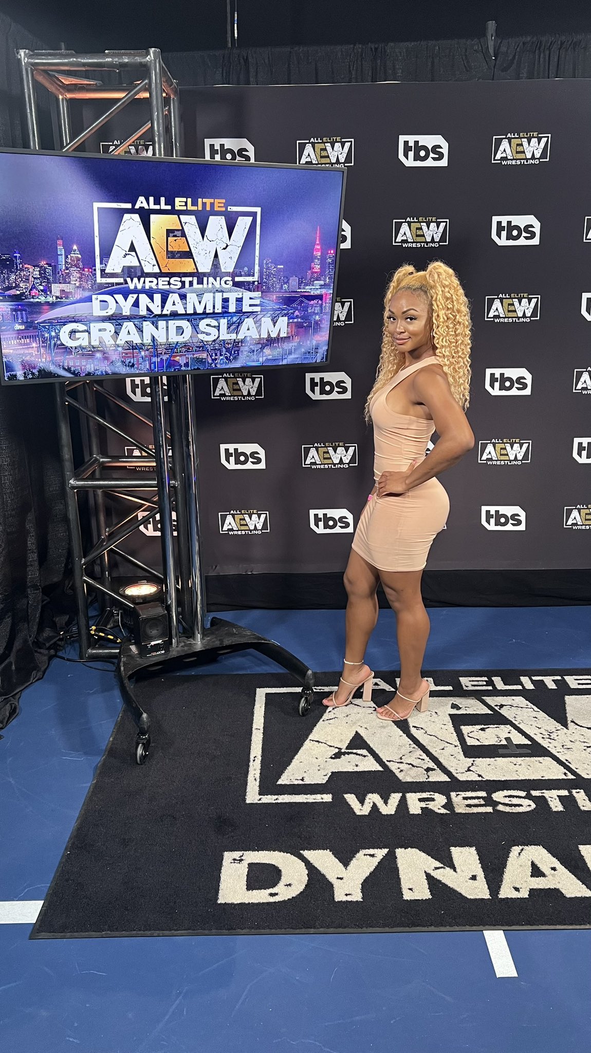 Tiara James on Twitter "What a night 💫 Thanks for having me AEW 🫶🏾