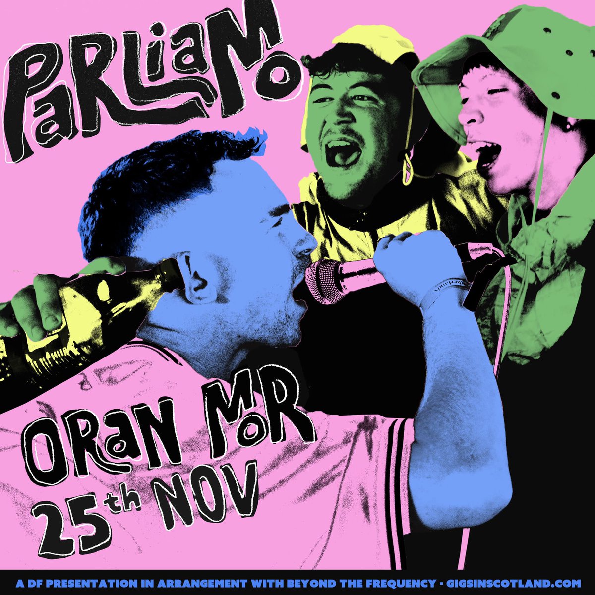 ParliamoBand's tweet photo. We will be playing at Glasgow’s beautiful Òran Mór on Friday 25th November. For those of you who have come to see us before, u know u had fun. This time, bring your friends and family no matter how unwilling or unwell they may be. https://t.co/ecHoIbW4Om